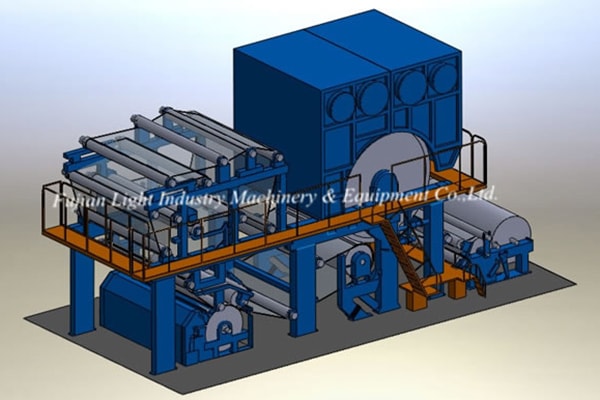 Línea de producción de papel higiénico de alta velocidad con sistema de destinte de bajo consumo